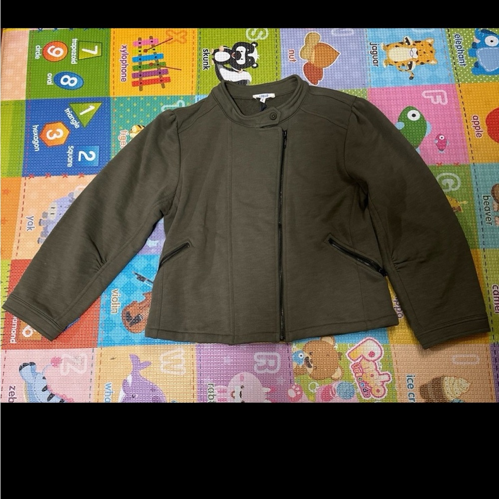 Leallo Zip Up Sweatshirt Size L